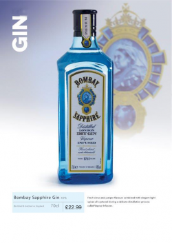 Bombay Sapphire Gin 70cl