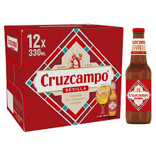 Cruzcampo Bottle 12 x 330ml ABV 4.4%